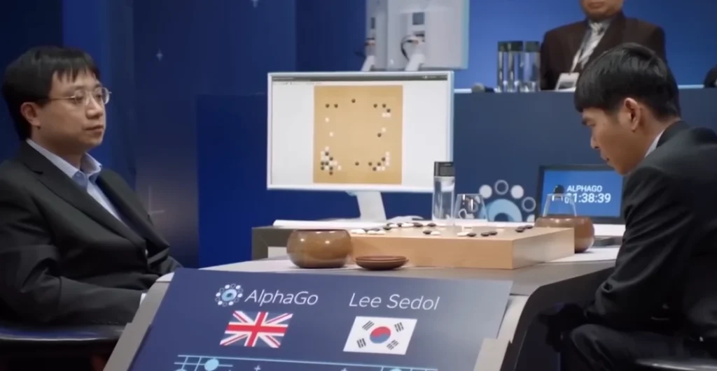 Una scena tratta da “ AlphaGo – The Movie “